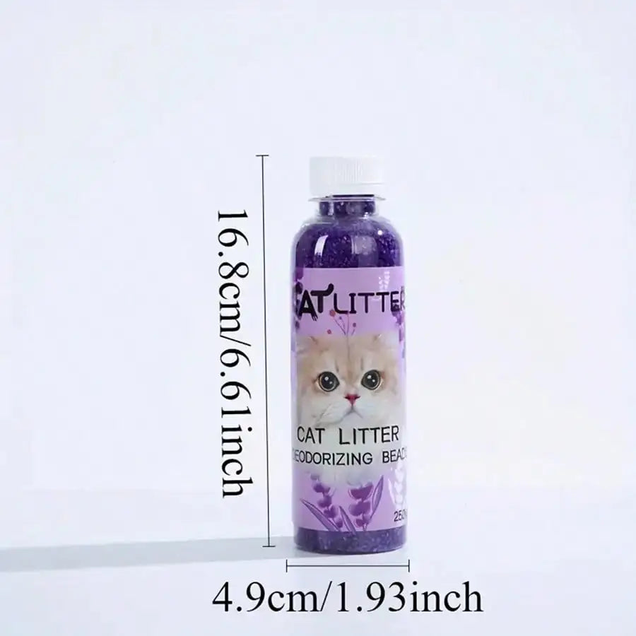 Natural Plant-Based Cat Litter Deodorizer Beads for a Clean and Fragrant Pet Environment