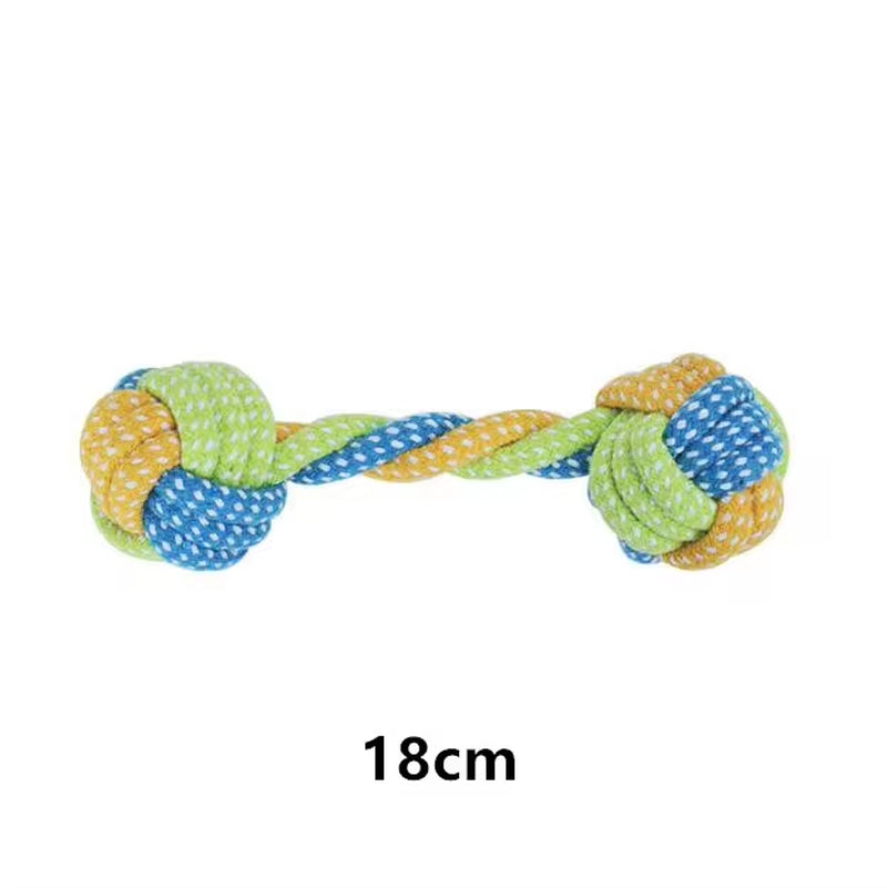 Interactive Cotton Rope Dog Toys - Mini Ball and Chew Accessories for Large and Small Dogs