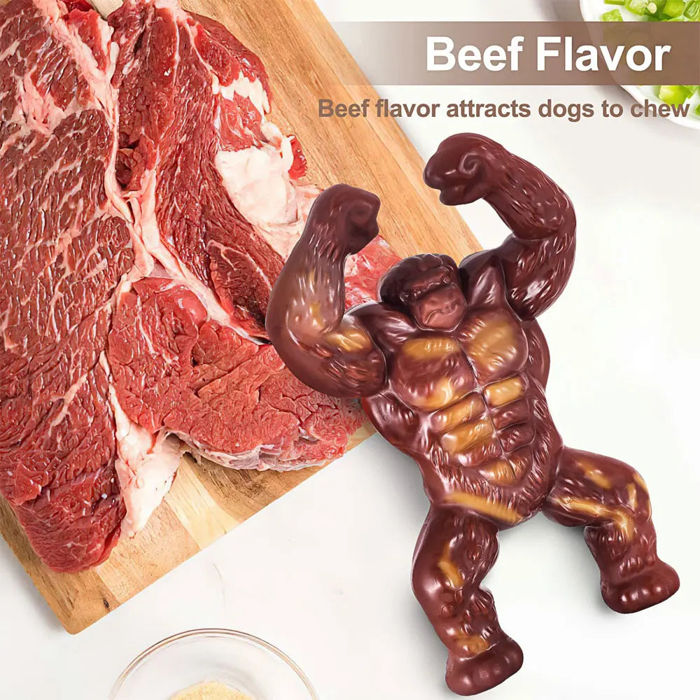Indestructible Gorilla Dog Chew Toys for Aggressive Chewers - Durable Chewing Stick for Large Dogs
