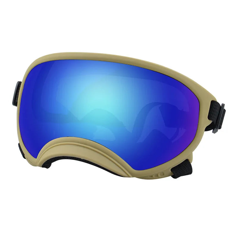 Dog Sunglasses with UV Protection and Adjustable Strap - Ski Goggles for Pets
