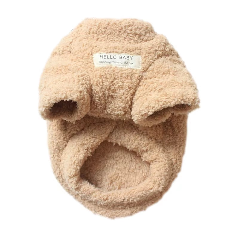 Premium Winter Plush Dog Sweater - Soft Jacket for Small to Medium Dogs and Cats, Ideal for Chihuahuas and Teddy Breeds
