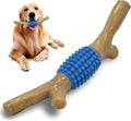 Durable Dog Chew Toy for Aggressive Chewers - Tough Nylon and Rubber Teething Stick with Beef Flavor for Large and Medium Breeds