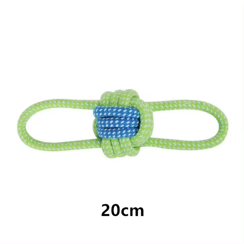 Interactive Cotton Rope Dog Toys - Mini Ball and Chew Accessories for Large and Small Dogs