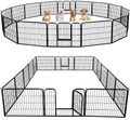 24-Inch Dog Playpen with 16 Panels - Versatile Pet Fence for Indoor, Outdoor, and RV Camping Use
