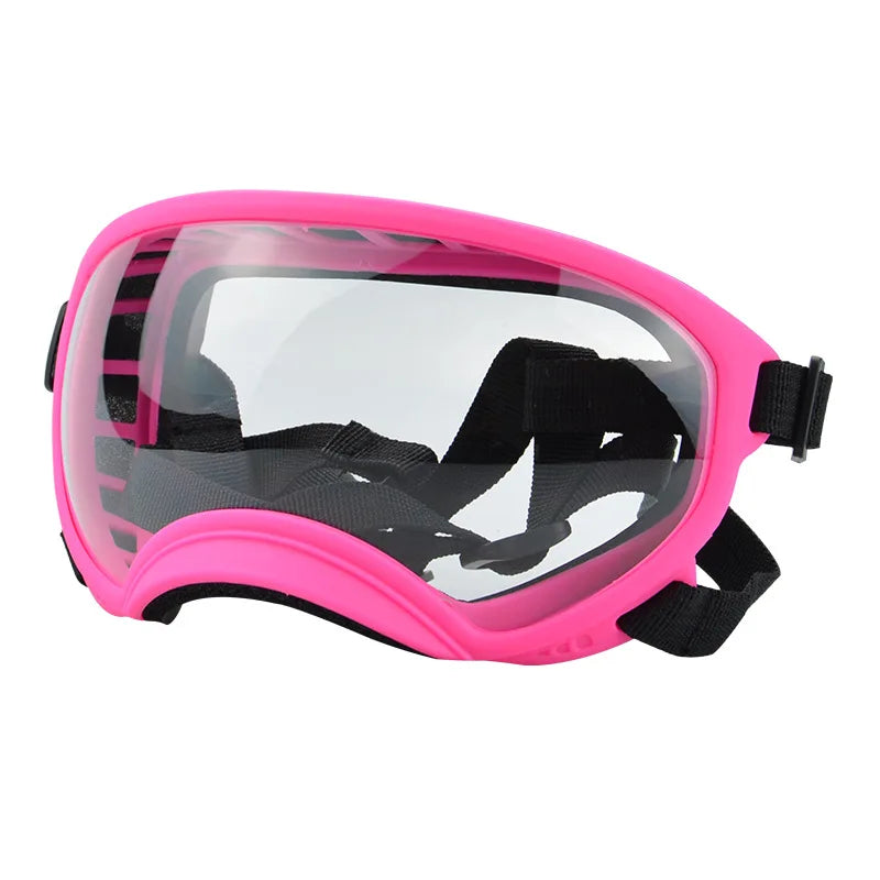 Dog Sunglasses with UV Protection and Adjustable Strap - Ski Goggles for Pets