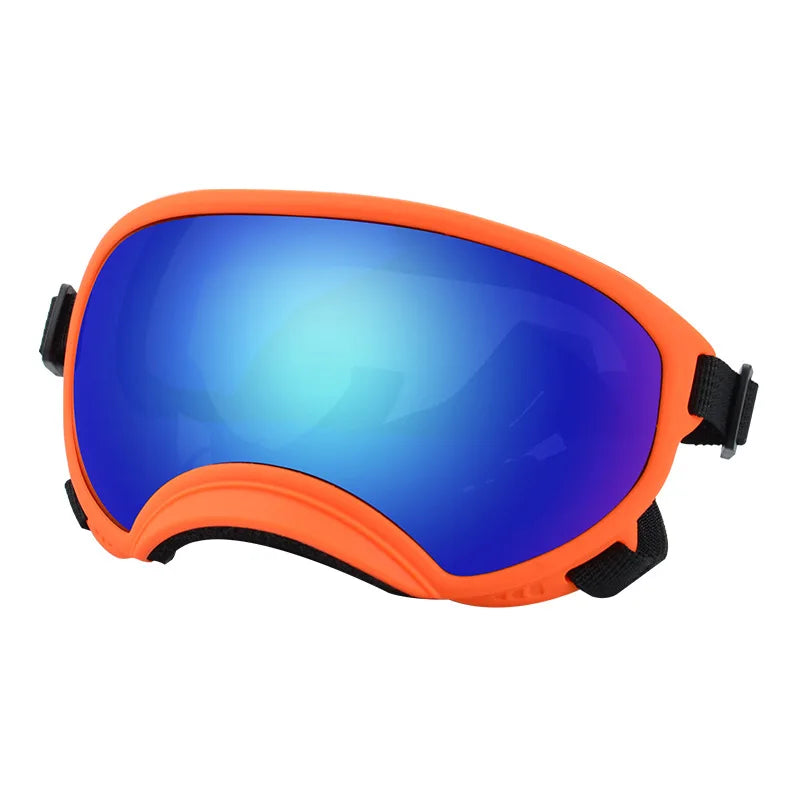 Dog Sunglasses with UV Protection and Adjustable Strap - Ski Goggles for Pets