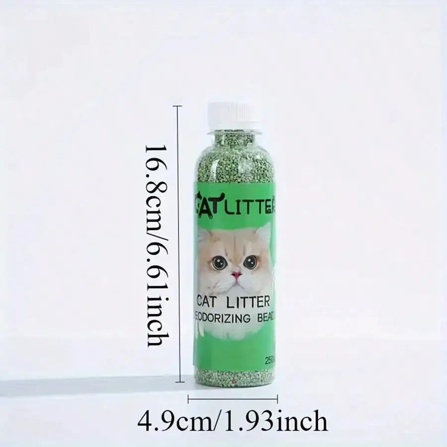 Natural Plant-Based Cat Litter Deodorizer Beads for a Clean and Fragrant Pet Environment