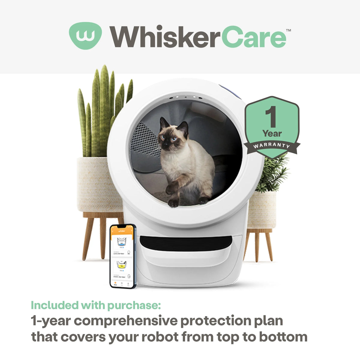 Litter-Robot 4 Core Bundle: Self-Cleaning Cat Litter Box with Accessories in White