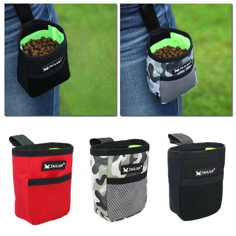Outdoor Portable Dog Training Snack Bag - Durable, Large Capacity Waist Bag for Pets with Strong Wear Resistance
