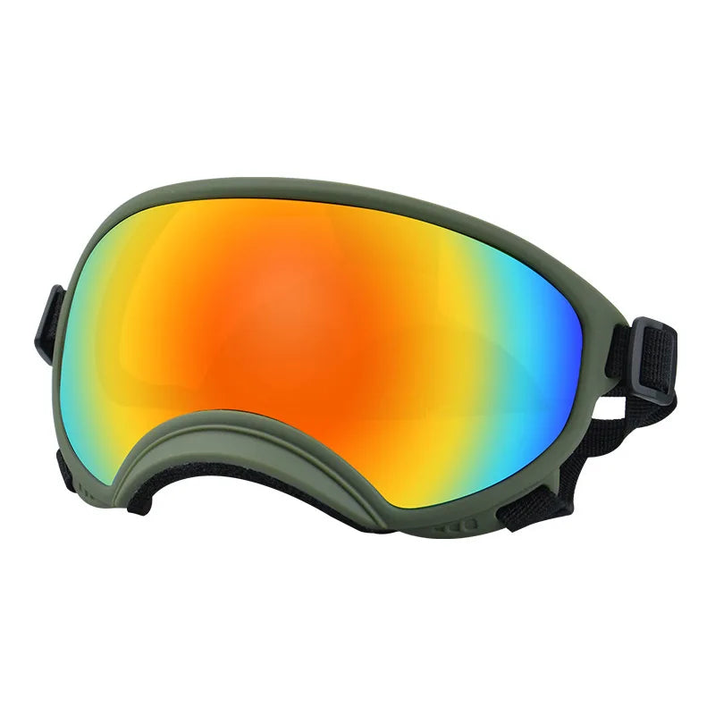 Dog Sunglasses with UV Protection and Adjustable Strap - Ski Goggles for Pets