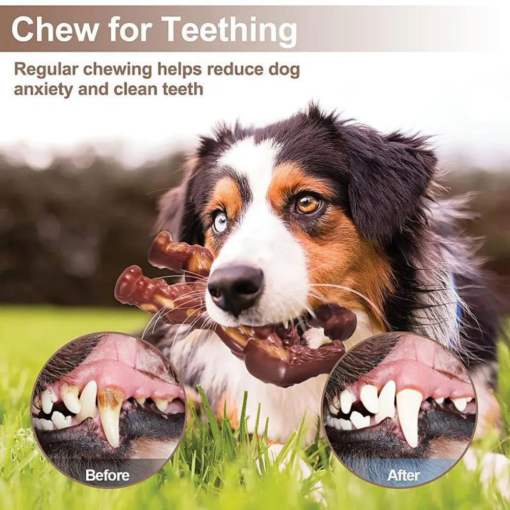 Indestructible Gorilla Dog Chew Toys for Aggressive Chewers - Durable Chewing Stick for Large Dogs