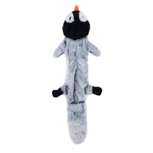 18-Inch Plush Simulated Animal Dog Chew Toy — Durable Squeaky Crinkle Stuffed Animal