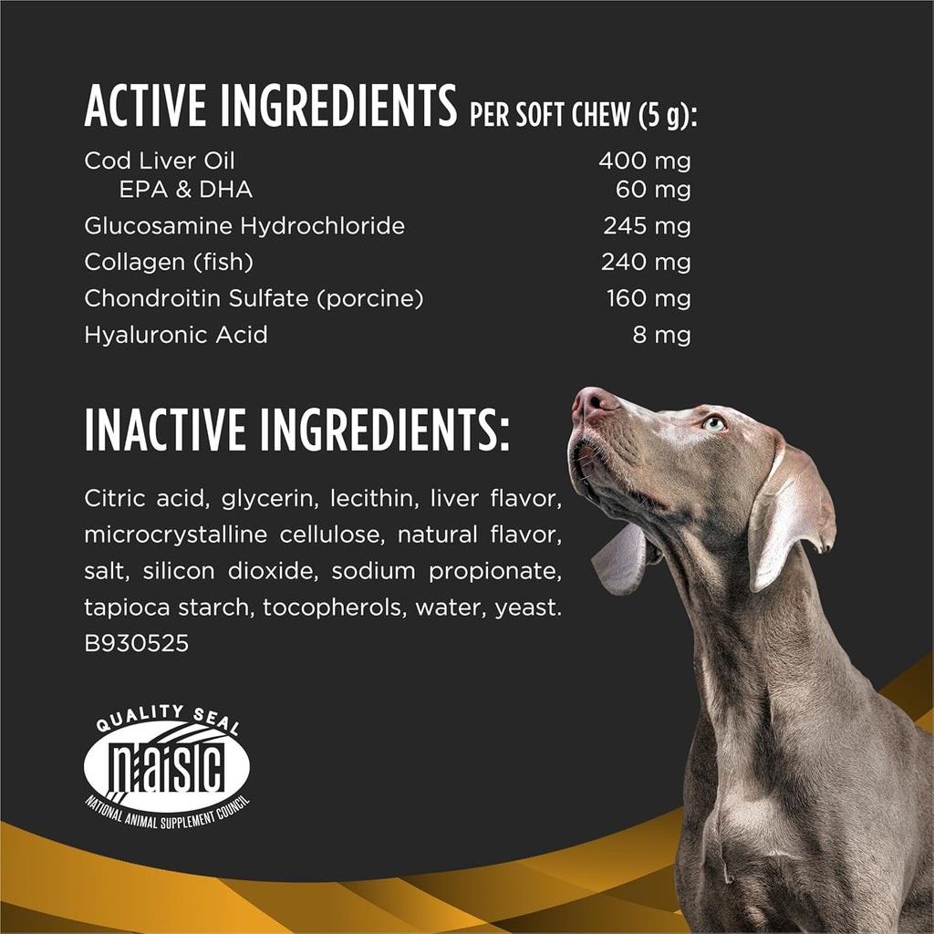 Purina Pro Plan Joint Care Supplements for Large Breed Dogs, 30 Count