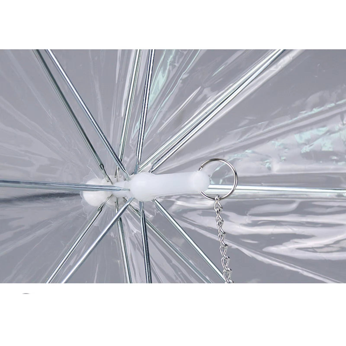 Pet Umbrella with Leash Clear Cover Rainproof Snowproof Walking Puppy Doggy Umbrella Adjustable for Small Dogs Dog Umbrella
