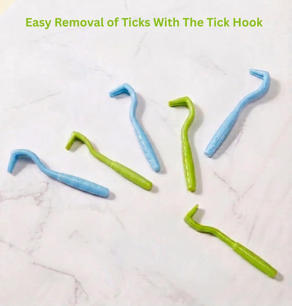 Tick Removal Tool Kit – 6-Pack for Humans and Pets | Includes Tick Identification Card | Safe and Effective Tick Removal for Dogs and Cats