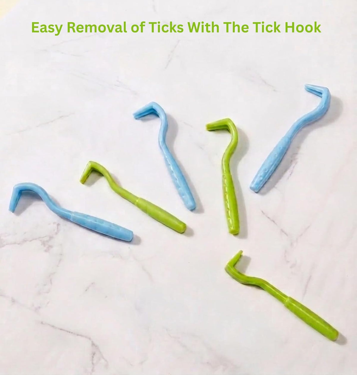 Tick Removal Tool Kit – 6-Pack for Humans and Pets | Includes Tick Identification Card | Safe and Effective Tick Removal for Dogs and Cats