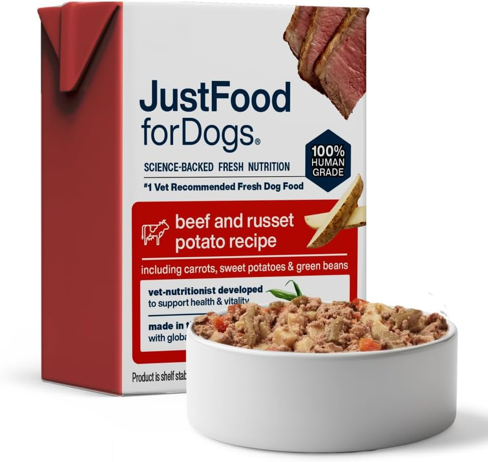 Pantry Fresh Human-Grade Wet Dog Food, Complete Meal or Topper, Beef & Potato Recipe - 12.5 Oz (Pack of 12)