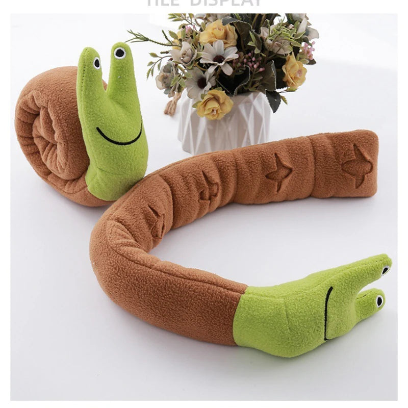 Snail-Shaped Interactive Pet Toys for Dogs and Cats - Odor-Absorbing Food Mat Training Puzzles for Engaging Sniffing Play