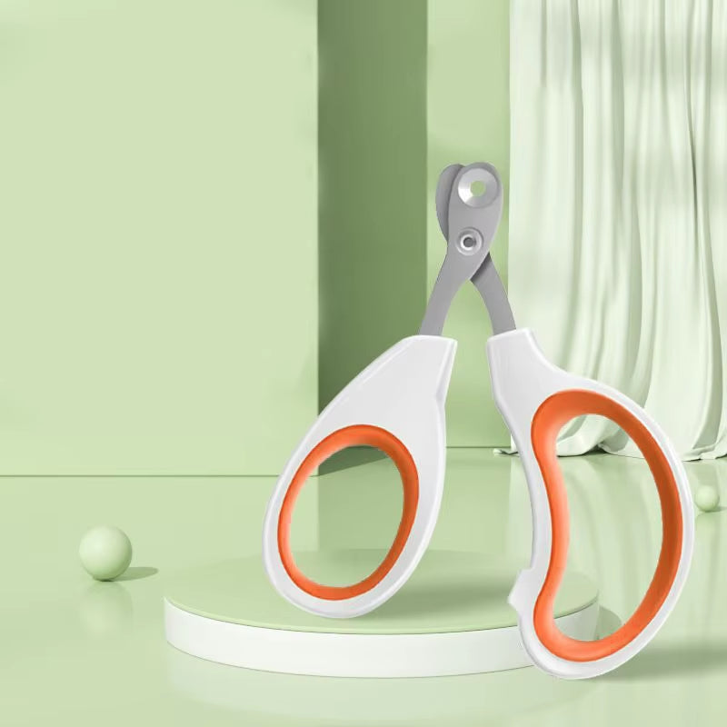 Professional Circular Hole Cat Nail Scissors and Dog Nail Clippers for Pet Grooming - Ideal for Small Dogs