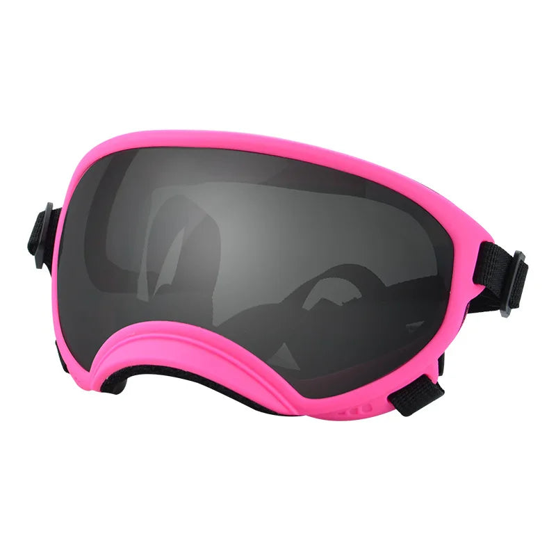 Dog Sunglasses with UV Protection and Adjustable Strap - Ski Goggles for Pets