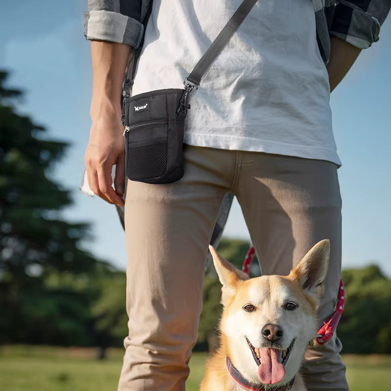 Outdoor Portable Dog Training Snack Bag - Durable, Large Capacity Waist Bag for Pets with Strong Wear Resistance