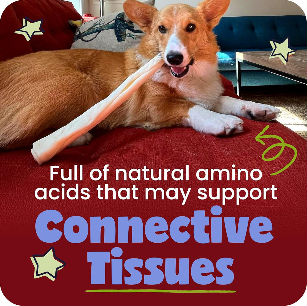 Small Natural Beef Collagen Braids for Dogs, 5 Count