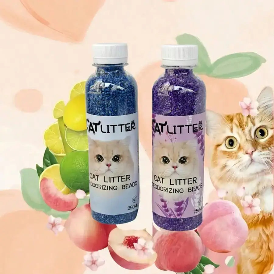 Natural Plant-Based Cat Litter Deodorizer Beads for a Clean and Fragrant Pet Environment