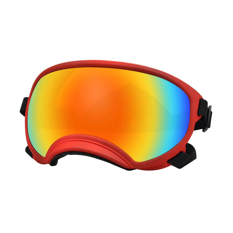 Dog Sunglasses with UV Protection and Adjustable Strap - Ski Goggles for Pets