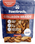 Small Natural Beef Collagen Braids for Dogs, 5 Count