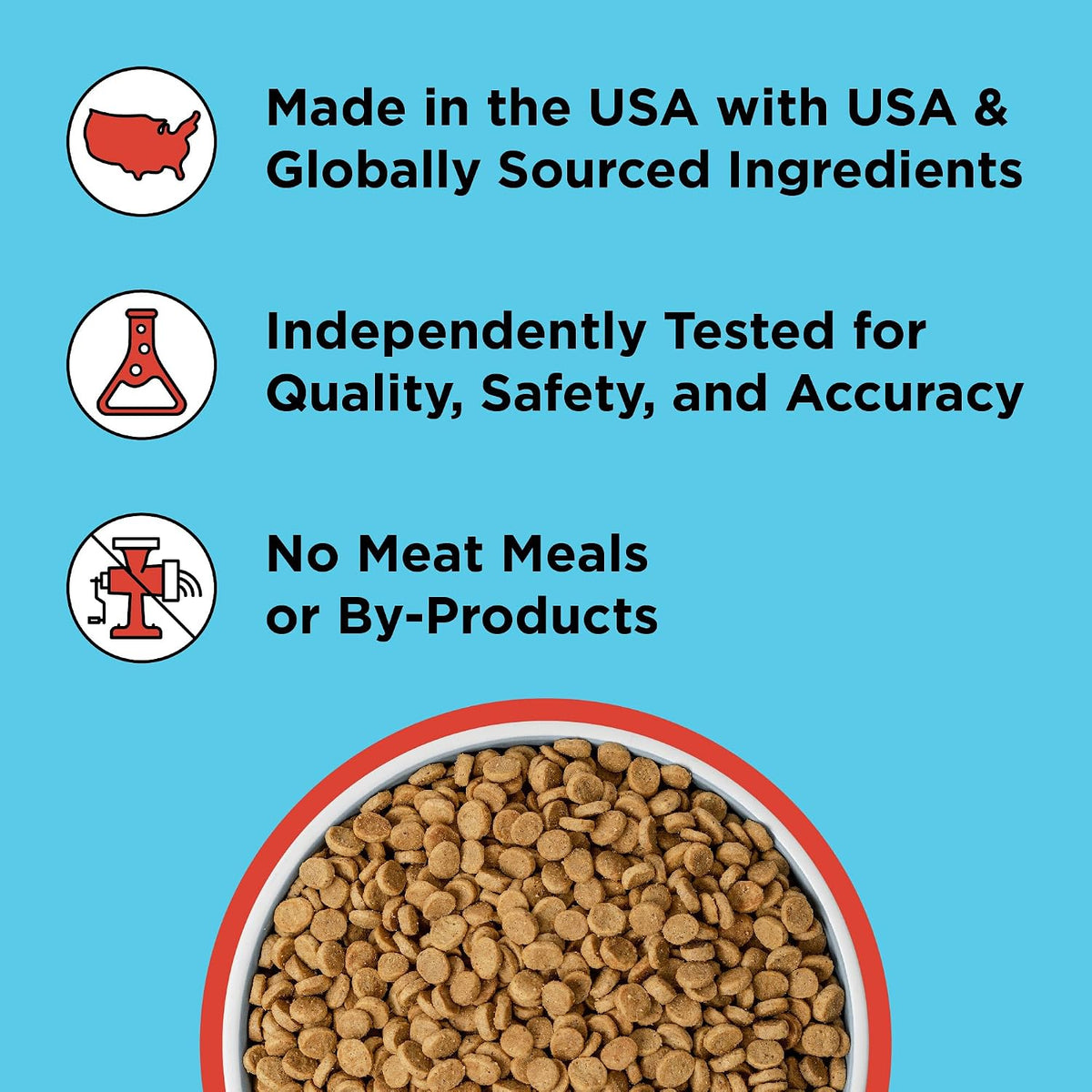 Liberty Grain-Free Dry Dog Food, Beef Recipe - High Protein, Fresh Meat Formula, Made in the USA, 4 lbs