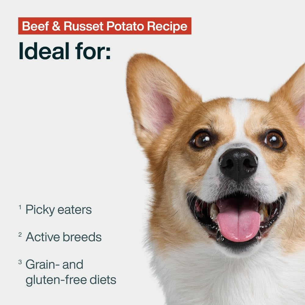 Pantry Fresh Human-Grade Wet Dog Food, Complete Meal or Topper, Beef & Potato Recipe - 12.5 Oz (Pack of 12)