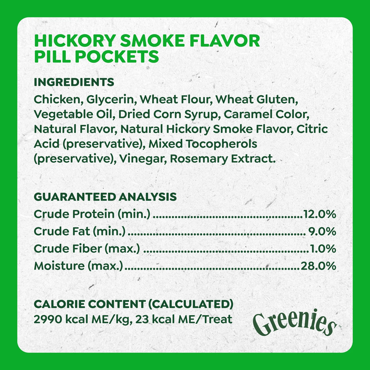 Natural Soft Dog Treats in Capsule Size with Hickory Smoke Flavor - 7.9 oz Pack (30 Treats)