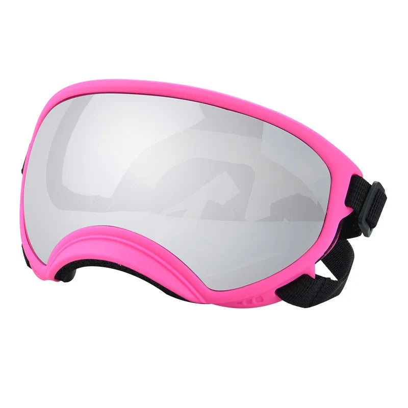 Dog Sunglasses with UV Protection and Adjustable Strap - Ski Goggles for Pets