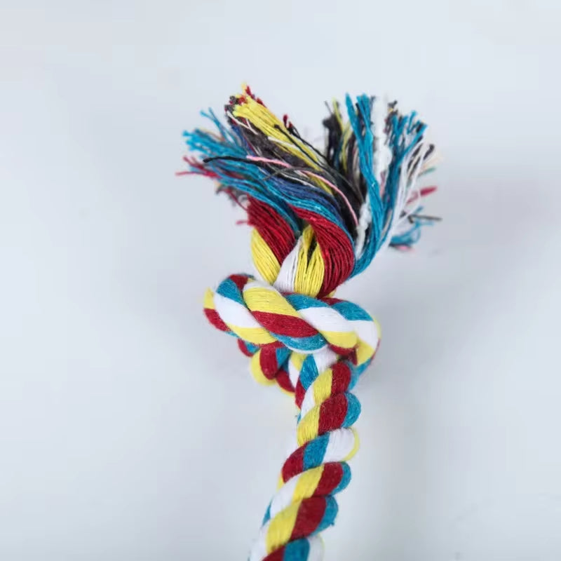 Durable Cotton Knot Rope Chew Toy for Puppies - Molar Cleaning Supplies