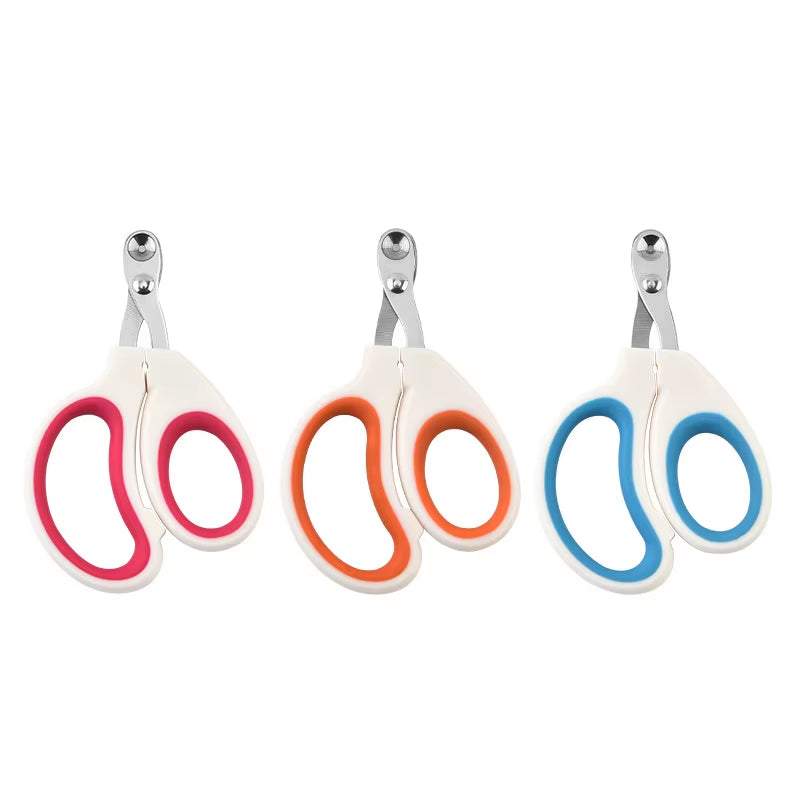 Professional Circular Hole Cat Nail Scissors and Dog Nail Clippers for Pet Grooming - Ideal for Small Dogs