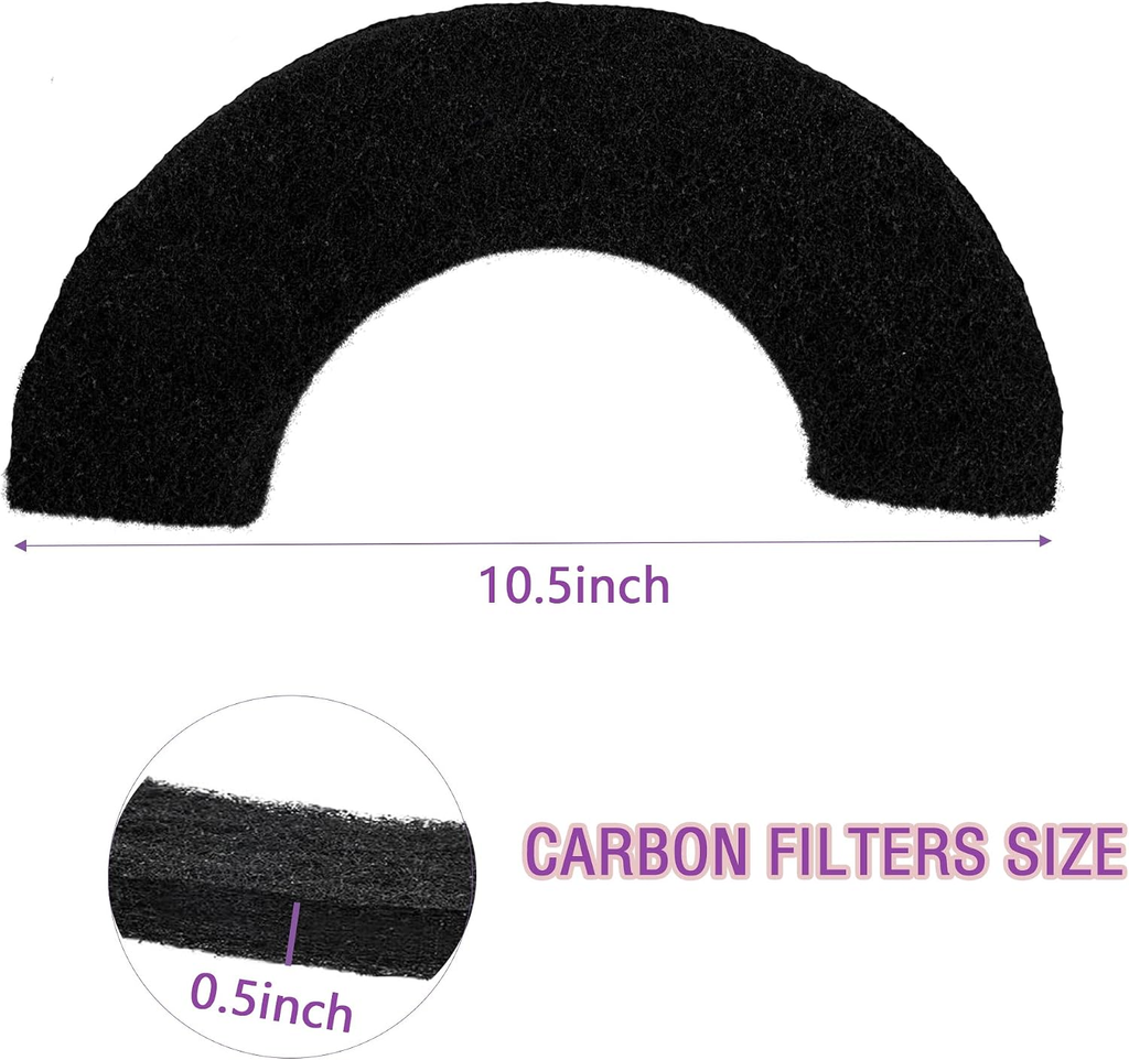 8-Pack Carbon Filters for Litter Robot 4 Compatibility
