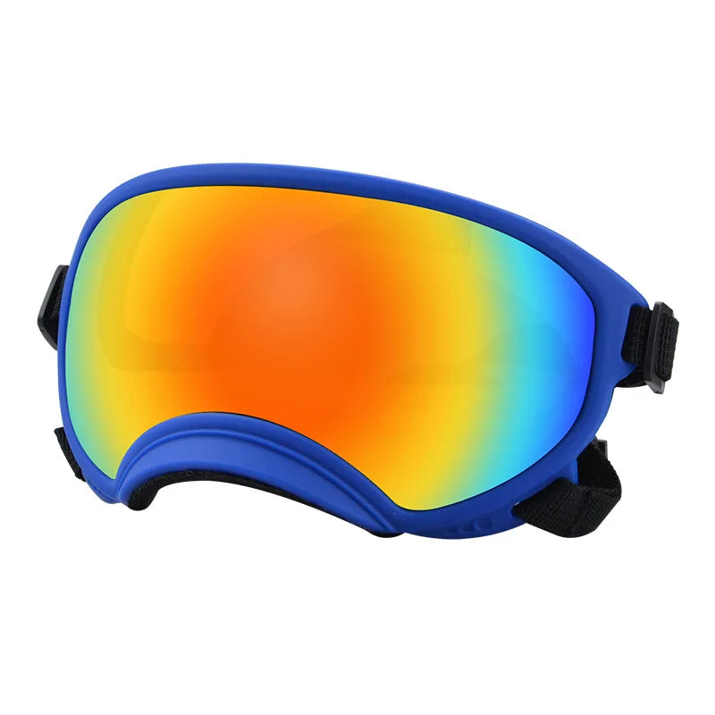 Dog Sunglasses with UV Protection and Adjustable Strap - Ski Goggles for Pets