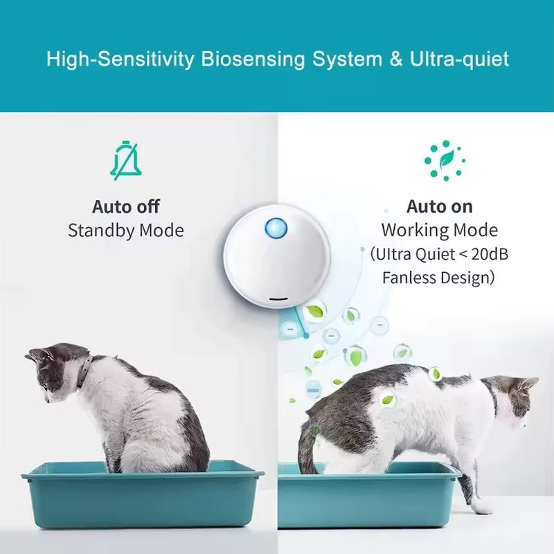 Eco-Friendly Rechargeable Air Purifier for Pet Odor and Urine Stain Elimination