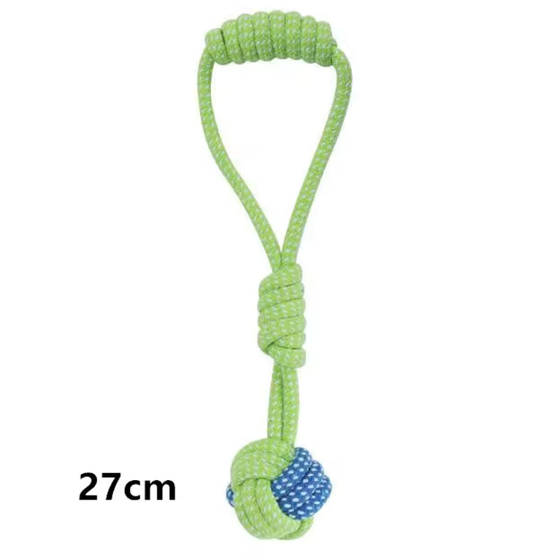 Interactive Cotton Rope Dog Toys - Mini Ball and Chew Accessories for Large and Small Dogs