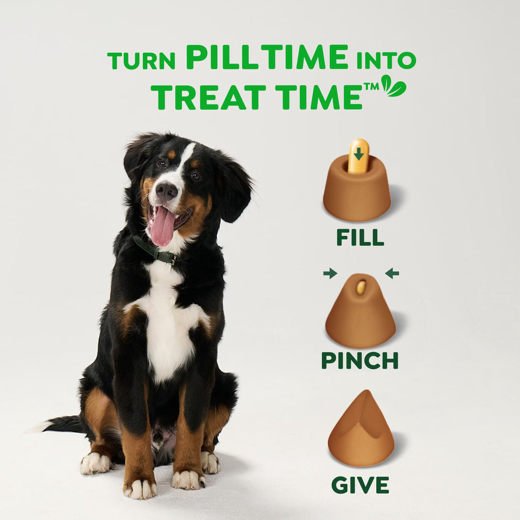 Pill Pockets for Dogs - Natural Soft Chicken Treats, Capsule Size, 30 Count