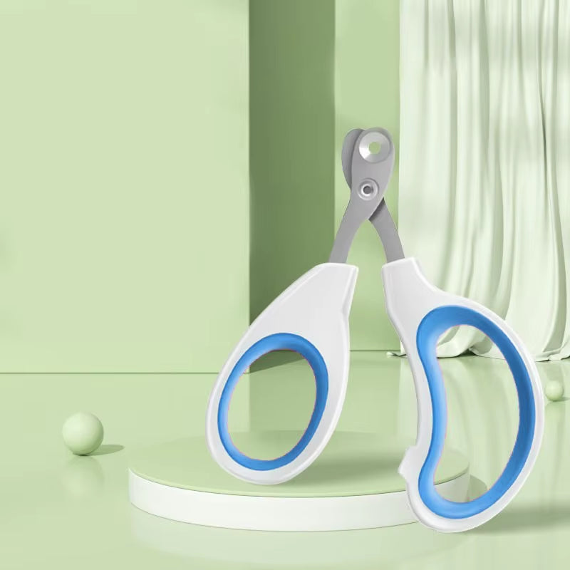 Professional Circular Hole Cat Nail Scissors and Dog Nail Clippers for Pet Grooming - Ideal for Small Dogs