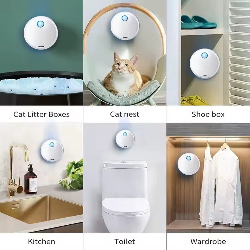 Eco-Friendly Rechargeable Air Purifier for Pet Odor and Urine Stain Elimination