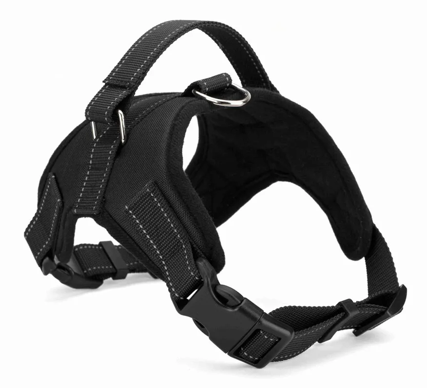 Adjustable Quick-Release Nylon Dog Harness — Breathable Vest for Outdoor Use
