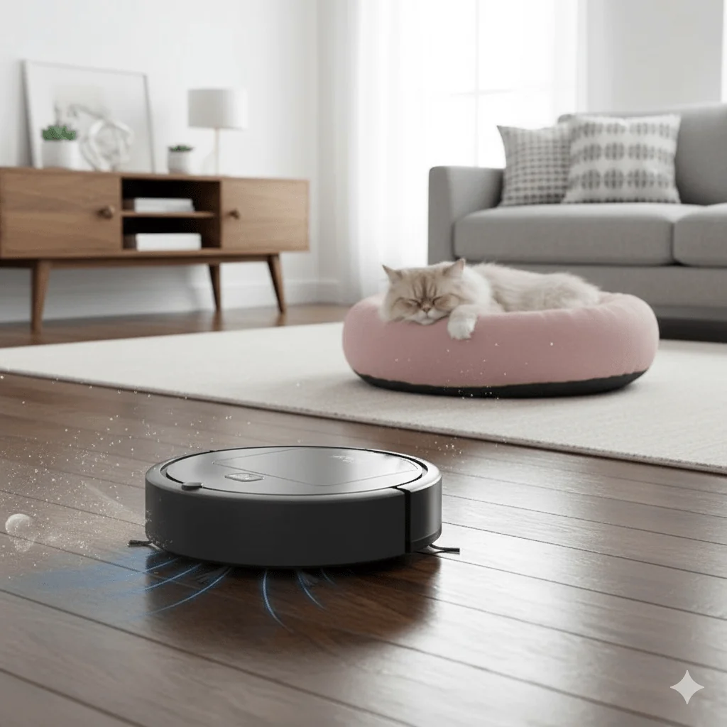 Advanced Ultra-Quiet Robot Vacuum with HEPA Filtration for Superior Cleaning Performance