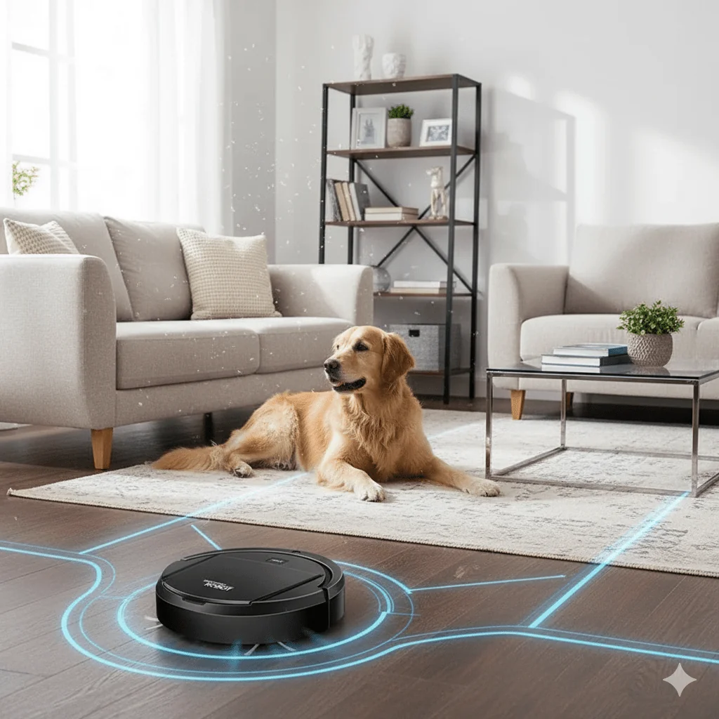 Advanced Ultra-Quiet Robot Vacuum with HEPA Filtration for Superior Cleaning Performance