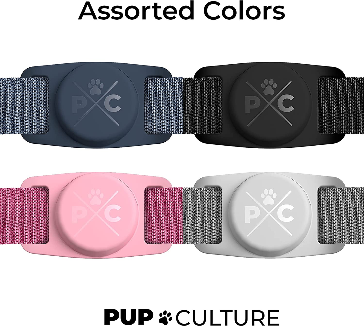 Airtag-Compatible Dog Collar | Durable Protective Holder for Tracking Pets with Apple Technology - Suitable for Dogs and Cats