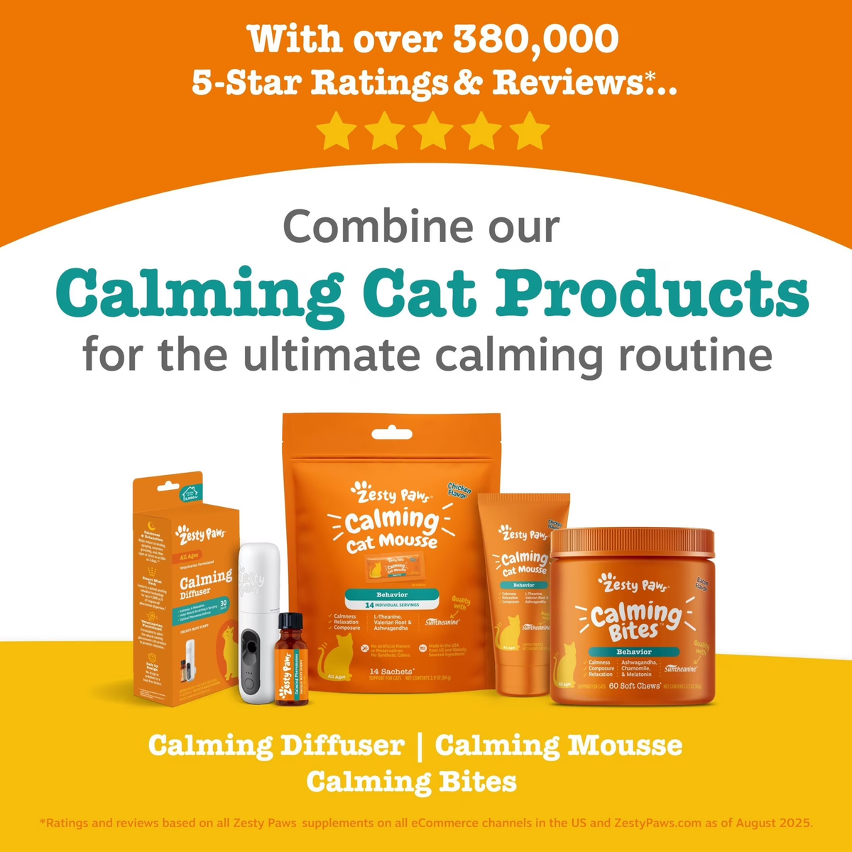 Calming Bites Bacon Flavor for Cats - 30 Count Pouch