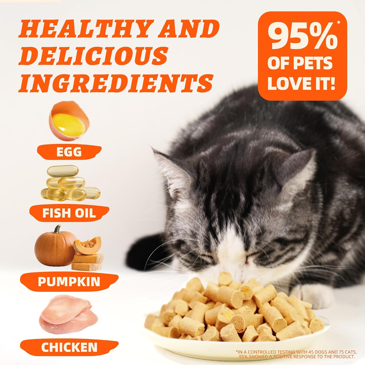 Chicken and Pumpkin Grain-Free Raw Treat for Cats and Dogs - 4.59 oz