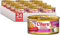 Churu Entree Gravy Wet Cat Food with Tuna and Salmon, 24 Count