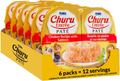 Churu Entree Pâté Wet Cat Food Cups, Chicken and Salmon, 6 Count